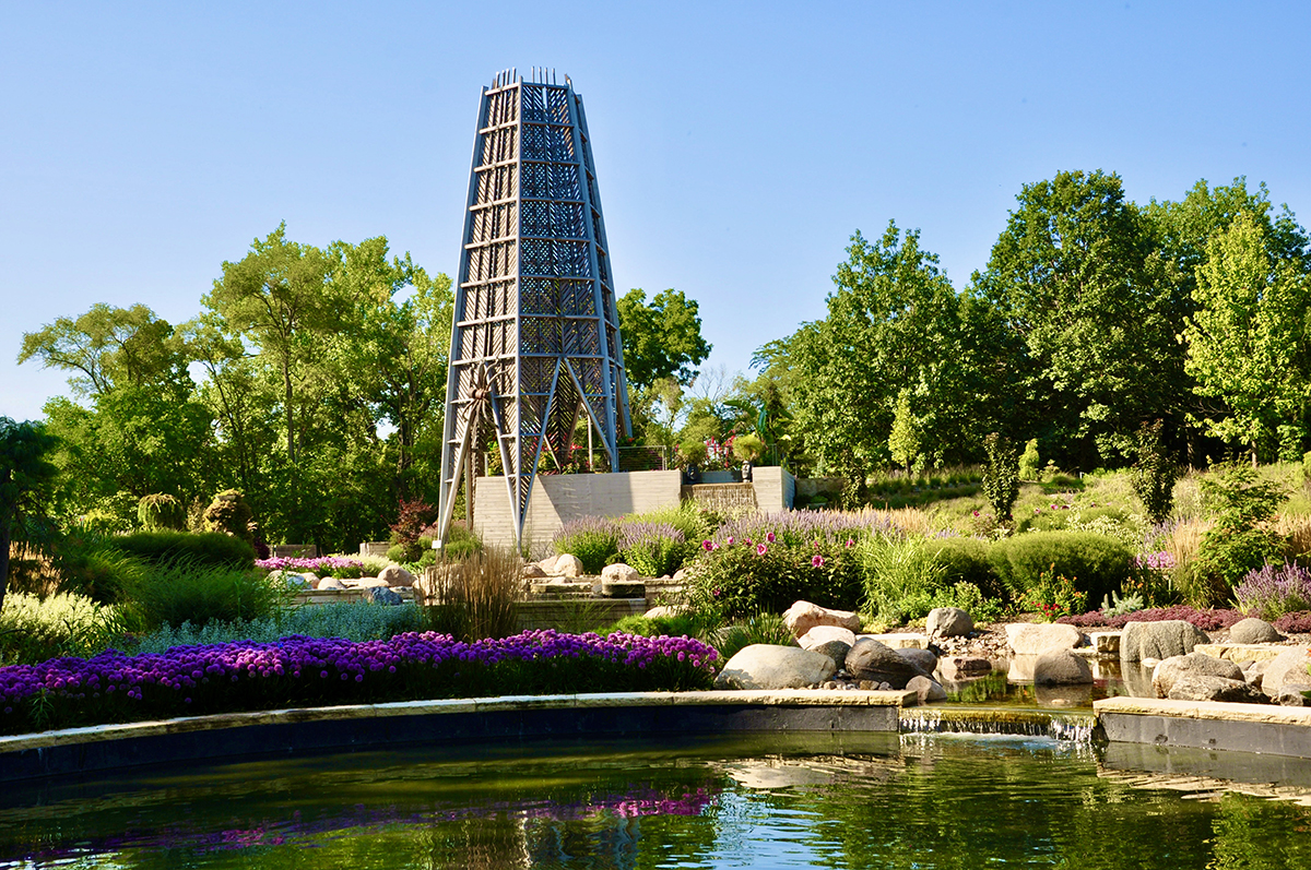 Admissions And Hours Reiman Gardens   Reiman Gardens Sycamore Falls 1 